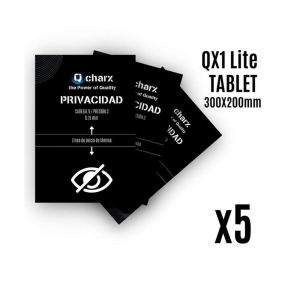 Laminas Proteccion Frontales Qcharx Tablet Privacidad QCHPRIVPLUS5.LITE