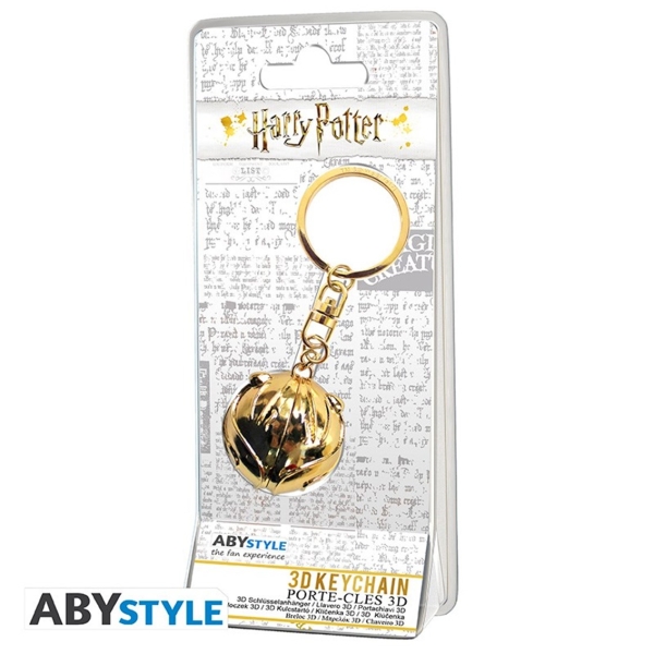 Llavero 3d Abystyle Harry Potter Snitch ABYKEY191