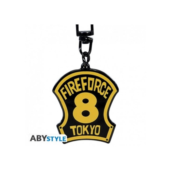 Llavero Abystyle Fire Force Emblema Division ABYKEY533