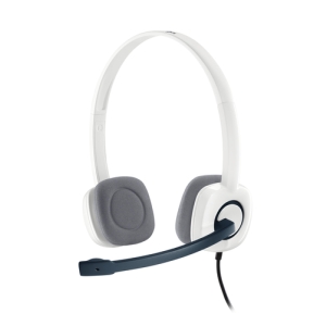 Logitech H150 Stereo Headset Auriculares Alámbrico Diadema Oficina/Centro de llamadas Blanco 981-000350