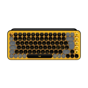 Logitech POP Keys Wireless Mechanical Keyboard With Emoji Keys teclado RF Wireless + Bluetooth QWERTY Nórdico Negro