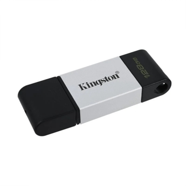 MEMORIA USB-C 128GB KINGSTON DT80 SILVER / BLACK DT80/128GB