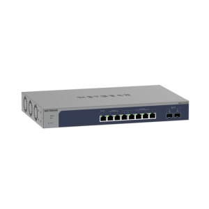 NETGEAR 8-Port Multi-Gigabit/10G Ethernet Smart Switch with 2 SFP+ Ports (MS510TXM) Gestionado L2+ 10G Ethernet (100/1000/10000) Gris