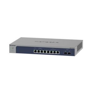 NETGEAR 8-Port Multi-Gigabit/10G Ethernet Smart Switch with 2 SFP+ Ports (MS510TXM) Gestionado L2+ 10G Ethernet (100/1000/10000) Gris