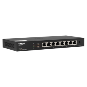 QNAP QSW-1108-8T switch No administrado 2.5G Ethernet (100/1000/2500) Negro QNAP QSW-1108-8T switch No administrado 2.5G Ethernet (100/1000/2500) Negro
