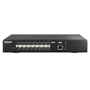 QNAP QSW-M5216-1T switch Gestionado L2 10G Ethernet (100/1000/10000) Negro QSW-M5216-1T