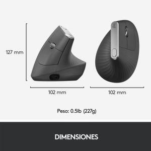 Reacondicionado | Logitech MX Vertical ratón mano derecha RF Wireless + Bluetooth Óptico 4000 DPI Reacondicionado | Logitech MX Vertical ratón mano derecha RF Wireless + Bluetooth Óptico 4000 DPI