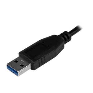 StarTech.com Adaptador Concentrador Hub Ladrón USB 3.0 Super Speed para Laptop de 4 Puertos Salidas - Negro
