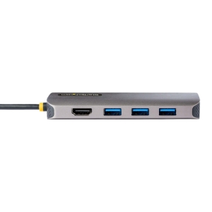 con Hub de 3 Puertos USB-A de 5Gbps
