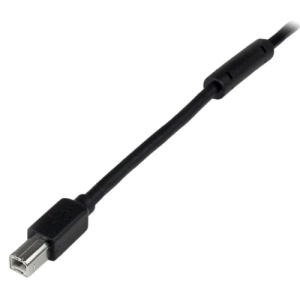 StarTech.com Cable 20 Metros 20m USB B Macho a USB A Macho Activo Amplificado USB 2.0 - Impresora