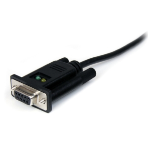StarTech.com Cable Adaptador de 1 Puerto USB a Módem Nulo Null DB9 RS232 Serie DCE con FTDI