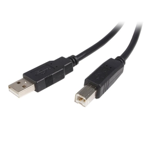 StarTech.com Cable USB de 2m para Impresora - USB A Macho a USB B Macho - Adaptador Negro USB2HAB2M