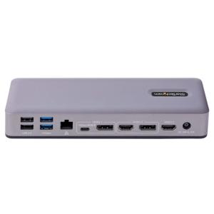 StarTech.com Docking Station USB-C 4K30 Triple /4K60 Doble - Modo Alt DP/DP/HDMI - Hub USB de 7 Puertos - PD 3.0 - GbE - Audio - K-Slots - Works With Chromebook - Replicador de Puertos USB Tipo C StarTech.com Docking Station USB-C 4K30 Triple /4K60 Doble - Modo Alt DP/DP/HDMI - Hub USB de 7 Puertos - PD 3.0 - GbE - Audio - K-Slots - Works With Chromebook - Replicador de Puertos USB Tipo C