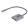 StarTech.com Hub Concentrador MST USB-C a 2 Puertos HDMI - HDMI Doble de 4K a 60Hz - Adaptador Multimonitor USB Tipo C con Cable de 30cm para Portátil - Ladrón MST DP 1.4 - Divisor HDMI StarTech.com Hub Concentrador MST USB-C a 2 Puertos HDMI - HDMI Doble de 4K a 60Hz - Adaptador Multimonitor USB Tipo C con Cable de 30cm para Portátil - Ladrón MST DP 1.4 - Divisor HDMI MST14CD122HD