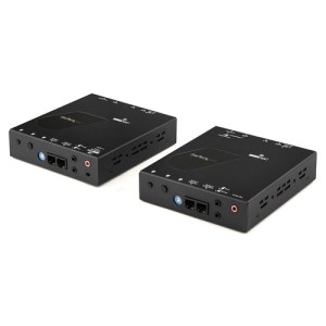 StarTech.com Juego Extensor HDMI 1080p por IP compatible Vídeo Wall - Juego Transmisor Receptor HDMI por Ethernet Cat5 Cat6 - Alargador ST12MHDLAN2K