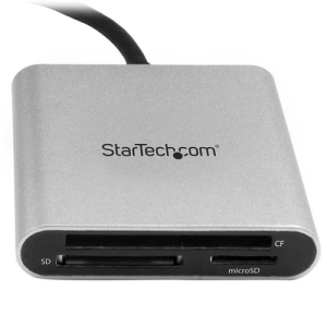 StarTech.com Lector Grabador USB 3.0 de Tarjetas de Memoria SD, Micro SD, CompactFlash - Adaptador USB-C a Tarjetas Flash Micro SD