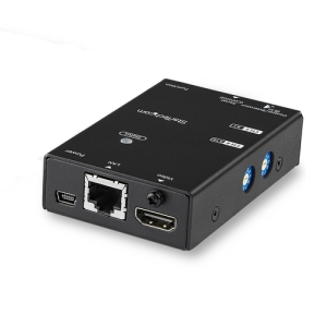 Alternative view of StarTech.com ST12MHDLNHR extensor audio/video Receptor AV Negro