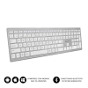 TECLADO SUBBLIM KEYBOARD BLUETOOTH PURE EXTENDED SILVER SUBKB-2PUE200