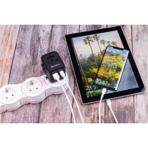 Verbatim 49544 adaptador de enchufe eléctrico Universal Negro Verbatim 49544 adaptador de enchufe eléctrico Universal Negro