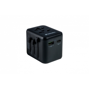 Verbatim 49544 adaptador de enchufe eléctrico Universal Negro Verbatim 49544 adaptador de enchufe eléctrico Universal Negro