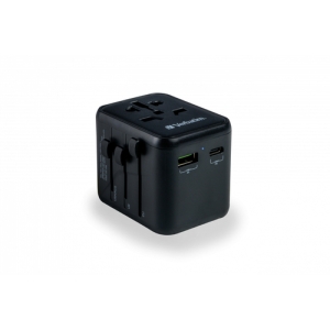 Verbatim 49544 adaptador de enchufe eléctrico Universal Negro Verbatim 49544 adaptador de enchufe eléctrico Universal Negro