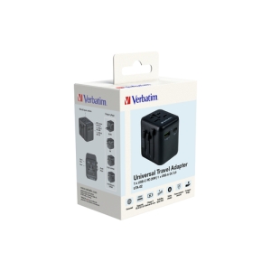 Verbatim 49544 adaptador de enchufe eléctrico Universal Negro Verbatim 49544 adaptador de enchufe eléctrico Universal Negro
