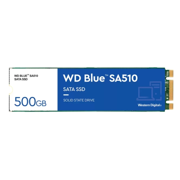 WD SSD Blue SA510 500GB M.2 SATA Gen3 WDS500G3B0B