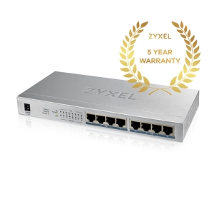 Zyxel GS1008HP No administrado Gigabit Ethernet (10/100/1000) Energía sobre Ethernet (PoE) Gris Zyxel GS1008HP No administrado Gigabit Ethernet (10/100/1000) Energía sobre Ethernet (PoE) Gris