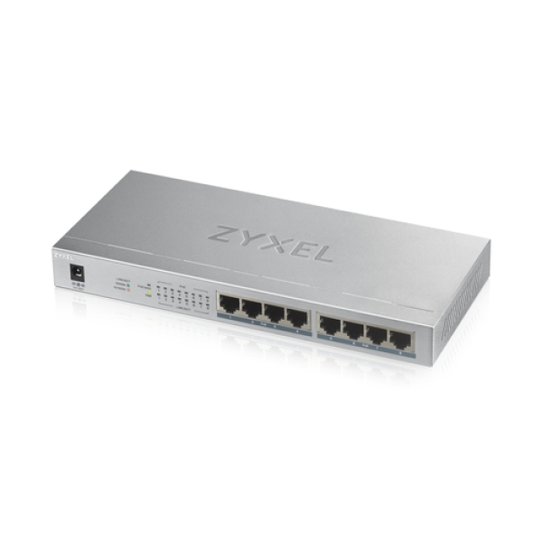 Zyxel GS1008HP No administrado Gigabit Ethernet (10/100/1000) Energía sobre Ethernet (PoE) Gris GS1008HP-EU0101F