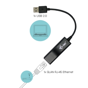 Alternative view of i-tec Advance USB 2.0 Fast Ethernet Adapter