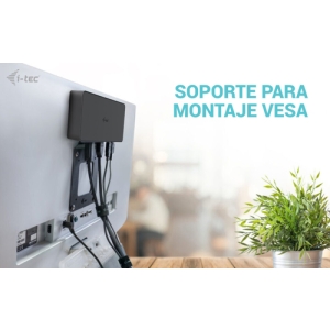 i-tec USB 3.0 / USB-C / Thunderbolt 3 Professional Dual 4K Display Docking Station Generation 2 + Power Delivery 100W i-tec USB 3.0 / USB-C / Thunderbolt 3 Professional Dual 4K Display Docking Station Generation 2 + Power Delivery 100W