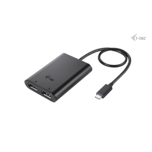 i-tec USB-C Dual 4K/60Hz (single 8K/30Hz) DP Video Adapter i-tec USB-C Dual 4K/60Hz (single 8K/30Hz) DP Video Adapter