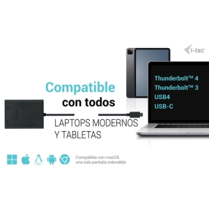 i-tec USB-C Dual 4K/60Hz (single 8K/30Hz) HDMI Video Adapter i-tec USB-C Dual 4K/60Hz (single 8K/30Hz) HDMI Video Adapter