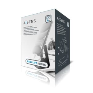 AISENS Soporte De Sobremesa Tamaño M Ajustable (1 Pivote) Para Movil / Tablet, Plata AISENS Soporte De Sobremesa Tamaño M Ajustable (1 Pivote) Para Movil / Tablet, Plata