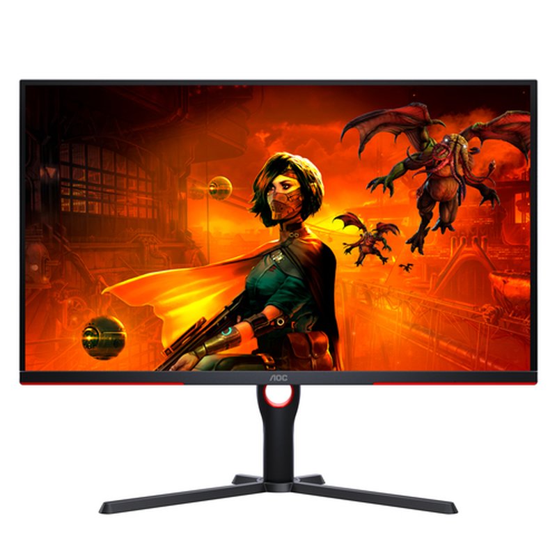 AOC G3 U32G3X LED display 80 cm (31.5") 3840 x 2160 Pixeles 4K Ultra HD Negro, Rojo - Imagen 2