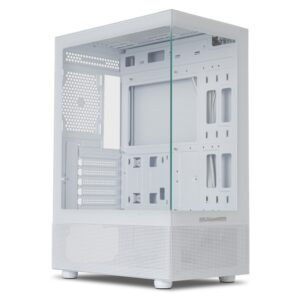 CAJA MEDIATORRE ATX NOX HUMMER VISION WHITE