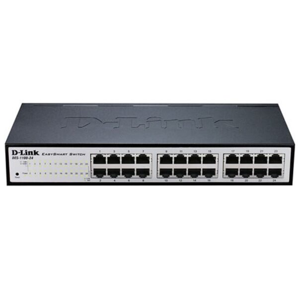 D-Link_DGS-1100-24V2_Gestionado_L2_Gigabit_Ethernet_(10/100/1000)_1U_Negro,_Gris