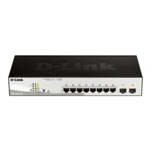 D-Link_DGS-1210-10P_switch_Gestionado_L2_Gigabit_Ethernet_(10/100/1000)_Energía_sobre_Ethernet_(PoE)_1U_Negro