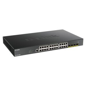 D-Link_DGS-1250-28XMP_switch_Gestionado_L3_Gigabit_Ethernet_(10/100/1000)_Energía_sobre_Ethernet_(PoE)_Negro