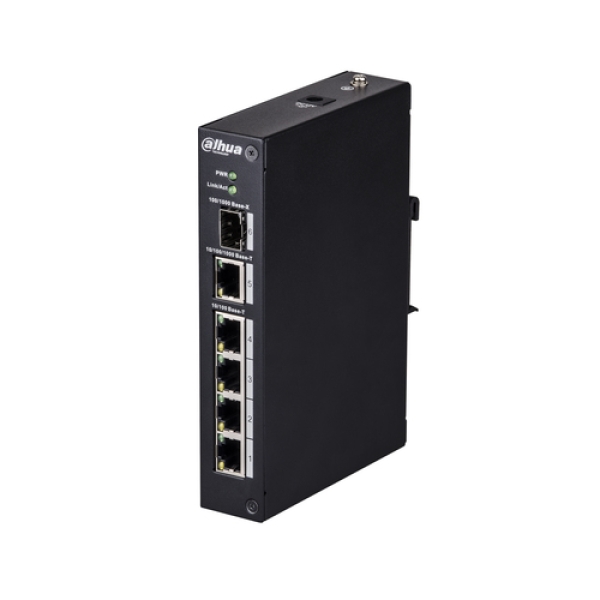 Dahua Technology Access DH-PFS3106-4T switch No administrado L2 Fast Ethernet (10/100) Negro DH-PFS3106-4T