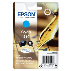 Epson Pen and crossword Cartucho 16 cian C13T16224022