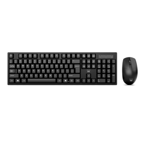 Ewent EW3281 teclado Ratón incluido RF inalámbrico QWERTY Español Negro EW3281