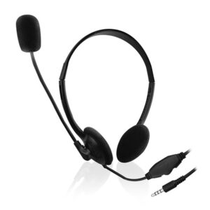 Ewent EW3567 auricular y casco Auriculares Alámbrico Diadema Llamadas/Música Negro