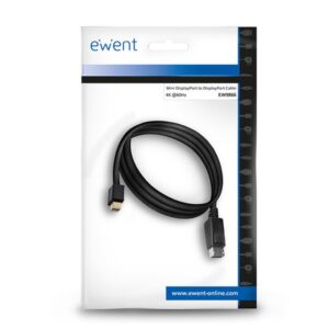 Ewent EW9866 cable DisplayPort 2 m Mini DisplayPort Negro Ewent_EW9866_cable_DisplayPort_2_m_Mini_DisplayPort_Negro