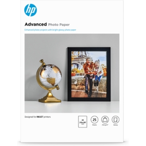 HP Papel fotográfico satinado avanzado - 25 hojas /A4/ 210 x 297 mm Q5456A