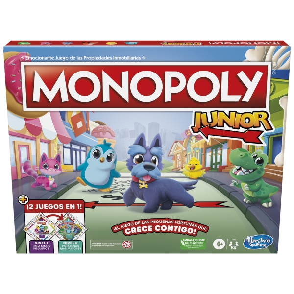 Juego Mesa Hasbro Monopoly Junior Español F8562105