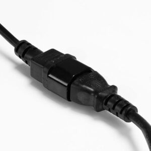 Lindy_30320_cable_de_transmisión_Negro_0,5_m_C14_acoplador_C13_acoplador