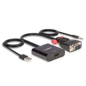 Lindy_38284_adaptador_de_cable_de_vídeo_VGA_(D-Sub)_+_3,5mm_HDMI_+_USB_Negro