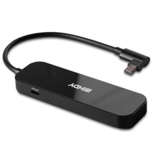 Lindy 43334 hub de interfaz USB 3.2 Gen 2 (3.1 Gen 2) Type-C 10000 Mbit/s Negro Lindy 43334 hub de interfaz USB 3.2 Gen 2 (3.1 Gen 2) Type-C 10000 Mbit/s Negro
