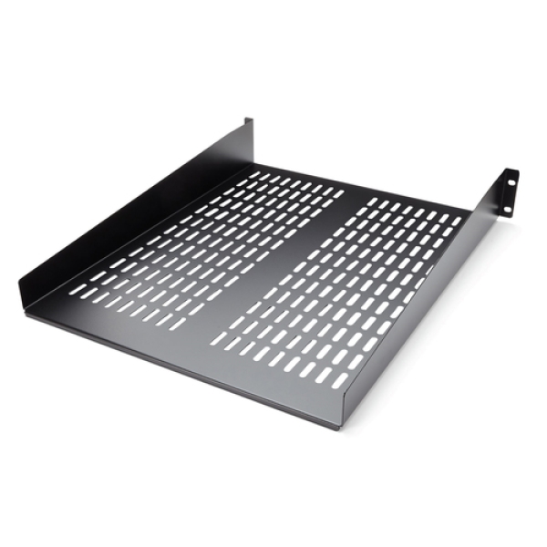 StarTech.com Estante Bandeja Ventilado para Armario Rack Universal Servidores 2U 22in Profundidad Fija - 22kg CABSHELF22V